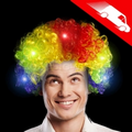 LED Afro Wig Multicolor